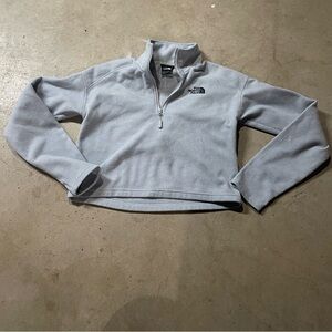 The North Face Light Gray Fleece Jacket